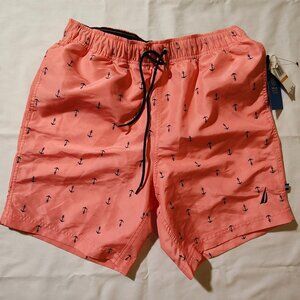 Nautica Anchor Men's Small Swim Trunks‎ NWT